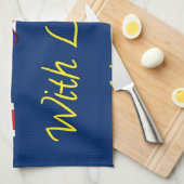 Nieuw-Zeelands cricketteam: liefde uit mijn hart Theedoek (Quarter Fold)