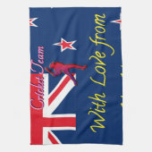 Nieuw-Zeelands cricketteam: liefde uit mijn hart Theedoek (Verticaal)