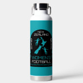 Nieuw-Zeelands Football voor vrouwen Waterfles (Voorkant)