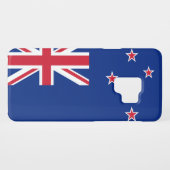 Nieuw-Zeelands Hoesje met de vlag van Galaxy (Achterkant (horizontaal))