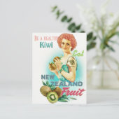 Nieuw-Zeelands kiwi briefkaart (Staand voorkant)
