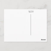 Nieuw-Zeelands kiwi briefkaart (Achterkant)