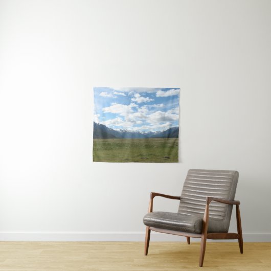 Nieuw-Zeelands landschap Wandkleed (In Situ (horizontaal))