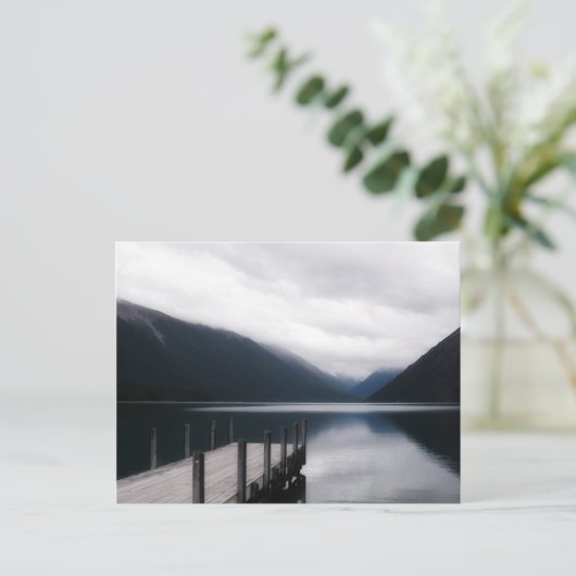 Nieuw-Zeelands meer Briefkaart (Staand voorkant)