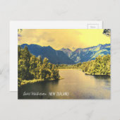 Nieuw-Zeelands meer Matheson Briefkaart (Voorkant / Achterkant)