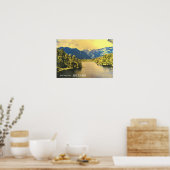 Nieuw-Zeelands meer Matheson Poster (Keuken)