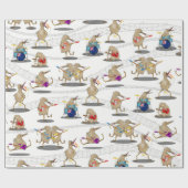 Nieuw-Zeelands muziekpatroon Cadeaupapier (Vlak)