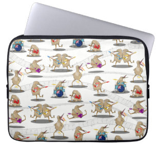 Nieuw-Zeelands muziekpatroon Laptop Sleeve