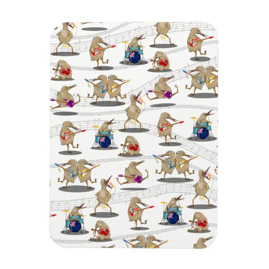 Nieuw-Zeelands muziekpatroon Magneet (Verticaal)