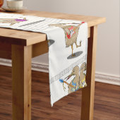 Nieuw-Zeelands muziekpatroon Medium Tafelloper (Voorbeeld)