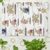 Nieuw-Zeelands muziekpatroon Theedoek (Gevouwen)