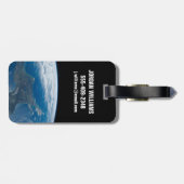 Nieuw-Zeelands Noordereiland. Bagagelabel (Achterkant horizontaal)