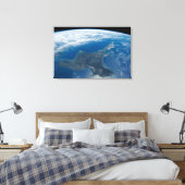 Nieuw-Zeelands Noordereiland. Canvas Afdruk (Insitu (Slaapkamer))