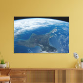 Nieuw-Zeelands Noordereiland. Canvas Afdruk (Insitu (Woonkamer))
