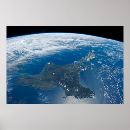 Nieuw-Zeelands Noordereiland. Poster (Voorkant)
