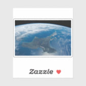 Nieuw-Zeelands Noordereiland. Sticker (Vel)