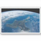 Nieuw-Zeelands Noordereiland. Sticker (Voorkant)