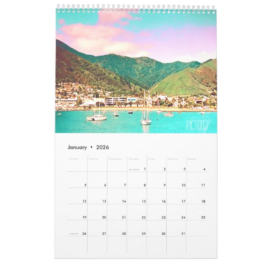 Nieuw-Zeelands prachtige fotografie Kalender (Jan 2026)