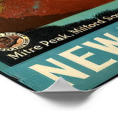 Nieuw-Zeelands reisplatform Poster (Hoek)