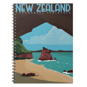 Nieuw-Zeelands schiereiland Coromandel Notitieboek