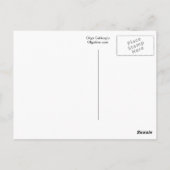 Nieuw-Zeelands strand & berg Briefkaart (Achterkant)