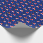 Nieuw-Zeelands Vlag Honeycomb Wrapping Paper Cadeaupapier (Hoek)
