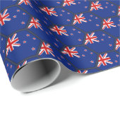 Nieuw-Zeelands Vlag Honeycomb Wrapping Paper Cadeaupapier (Rol Hoek)