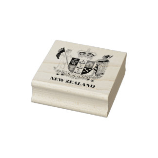 Nieuw-Zeelands wapen Rubber Stamp Rubberstempel