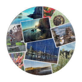 Nieuw-Zeelandse aangepaste fotocollage Snijplank
