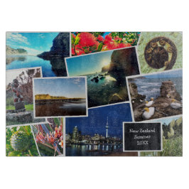 Nieuw-Zeelandse aangepaste fotocollage Snijplank