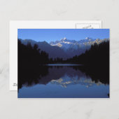 Nieuw-Zeelandse Alpen Briefkaart (Voorkant / Achterkant)