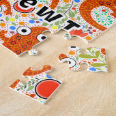 Nieuw-Zeelandse amfibieën - New Hampshire State Legpuzzel (Zijkant)