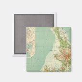 Nieuw-Zeelandse Atlas Map Magneet (Voorkant / Achterkant)