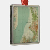 Nieuw-Zeelandse Atlas Map Metalen Ornament (Rechts)
