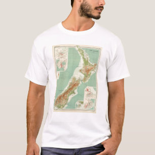 Nieuw-Zeelandse Atlas Map T-shirt