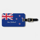 Nieuw-Zeelandse Bagagelabels, patriottische Kiwi-v Bagagelabel (Voorkant horizontaal)