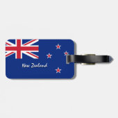 Nieuw-Zeelandse Bagagelabels, patriottische Kiwi-v Bagagelabel (Achterkant horizontaal)