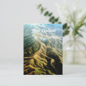 Nieuw-Zeelandse bergen Briefkaart (Staand voorkant)