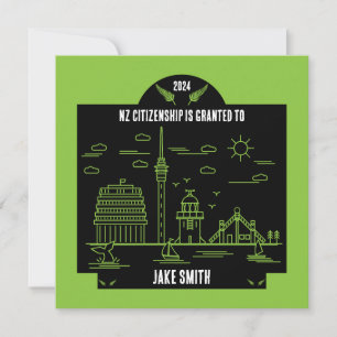 Nieuw-Zeelandse burgerschapsvieringsgeschenk Kaart