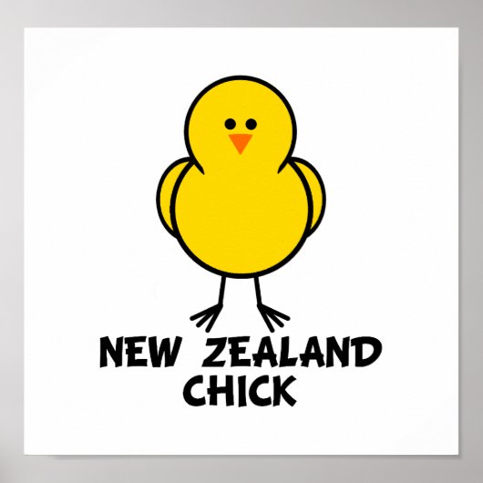 Nieuw-Zeelandse Chick Poster (Voorkant)