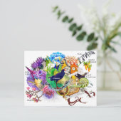 Nieuw-Zeelandse collage Briefkaart (Staand voorkant)