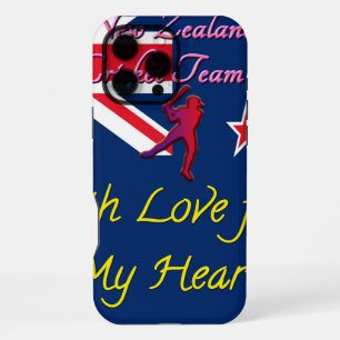 Nieuw-Zeelandse Cricketteam: Kunstwerk 'Liefde van iPhone 16 Pro Max Hoesje