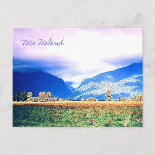Nieuw-Zeelandse fotografie Fox Glacier Briefkaart