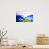 Nieuw-Zeelandse fotografie Fox Glacier Poster (Keuken)