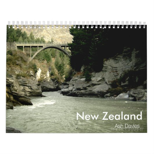 Nieuw-Zeelandse fotografie Kalender (Hoes)