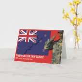 Nieuw-Zeelandse herdenkingsdag van de strijdkracht Kaart (Gele Bloem)