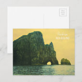 Nieuw-Zeelandse Hole in de Rock Briefkaart (Voorkant / Achterkant)