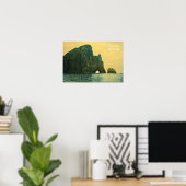 Nieuw-Zeelandse Hole in de Rock Poster (Thuiskantoor)