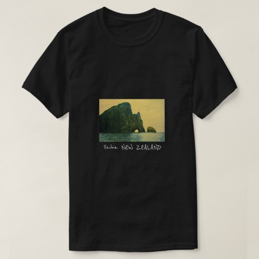 Nieuw-Zeelandse Hole in de Rock T-shirt (Design voorkant)