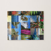 Nieuw-Zeelandse iconische flora en lanscapes Legpuzzel (Horizontaal)